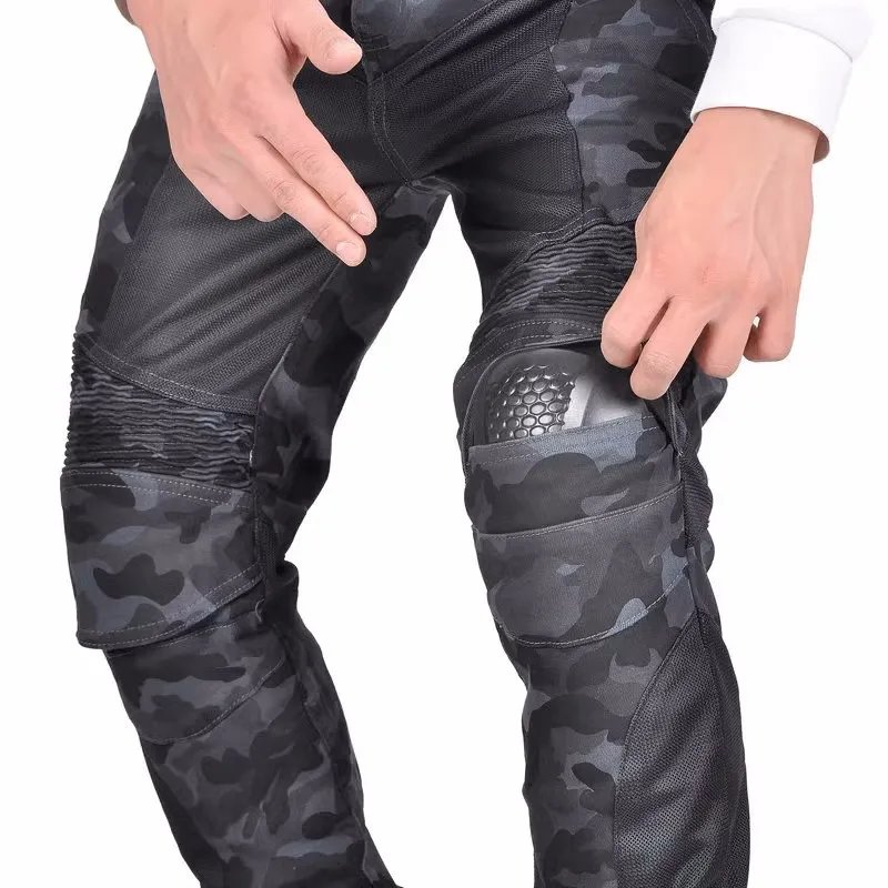 Camo Dual Spring Summer Riding Collection Classic Denim PK720 Motorcycle Pants Motocicleta Elastic Fit Jeans 4 Gears Choice