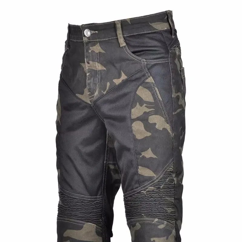 Camo Dual Spring Summer Riding Collection Classic Denim PK720 Motorcycle Pants Motocicleta Elastic Fit Jeans 4 Gears Choice Camo Dual Spring Summer Riding Collection Classic Denim PK720 Motorcycle Pants Motocicleta Elastic Fit Jeans 4 Gears Choice