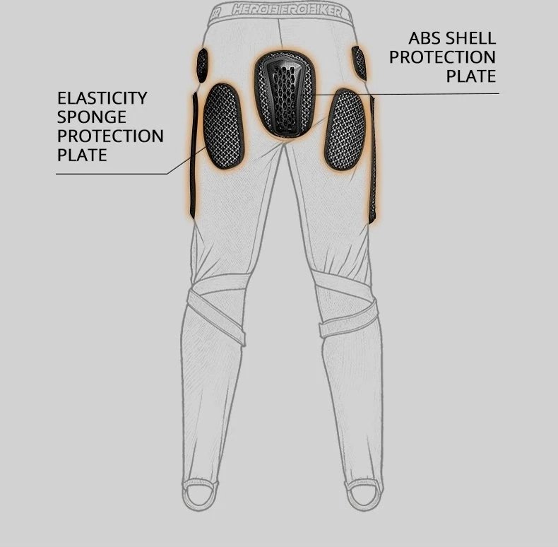 Men's Motorcycle Armor Trousers Summer Motocross Pants Long Armor Knee Crotch Hip Protection Motorbike Riding Racing Equipment Men's Motorcycle Armor Trousers Summer Motocross Pants Long Armor Knee Crotch Hip Protection Motorbike Riding Racing Equipment