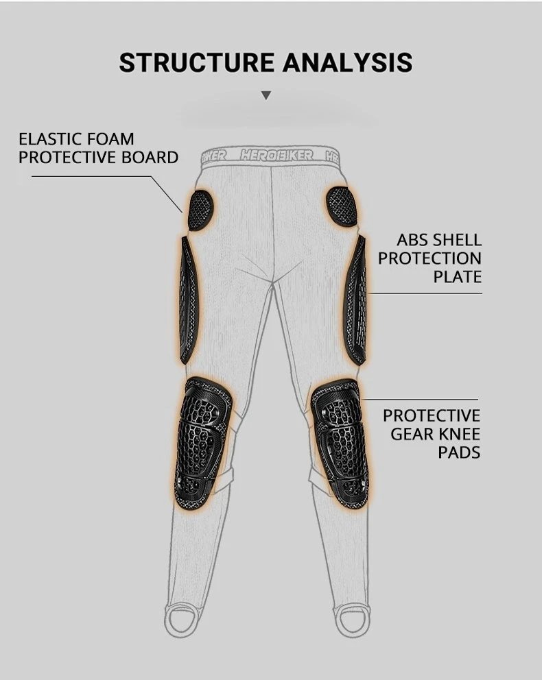 Men's Motorcycle Armor Trousers Summer Motocross Pants Long Armor Knee Crotch Hip Protection Motorbike Riding Racing Equipment Men's Motorcycle Armor Trousers Summer Motocross Pants Long Armor Knee Crotch Hip Protection Motorbike Riding Racing Equipment