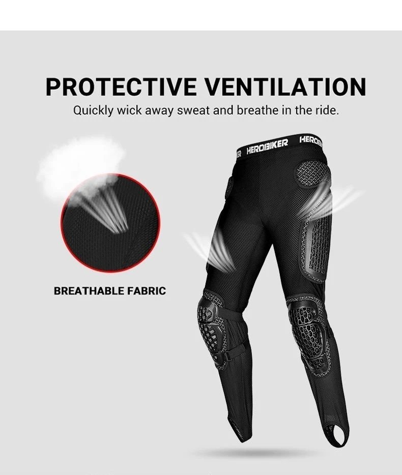 Men's Motorcycle Armor Trousers Summer Motocross Pants Long Armor Knee Crotch Hip Protection Motorbike Riding Racing Equipment Men's Motorcycle Armor Trousers Summer Motocross Pants Long Armor Knee Crotch Hip Protection Motorbike Riding Racing Equipment