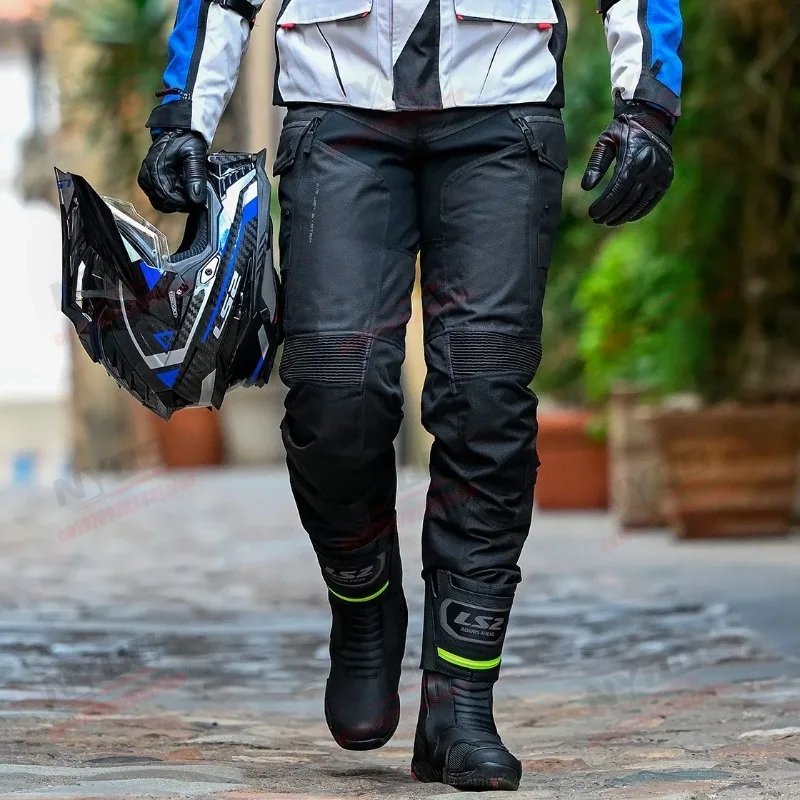 LS2 MP156 Motorcycle Riding Pants for Men and Women All Year Round CE Protection, Waterproof and Anti Fall Pants Lp156