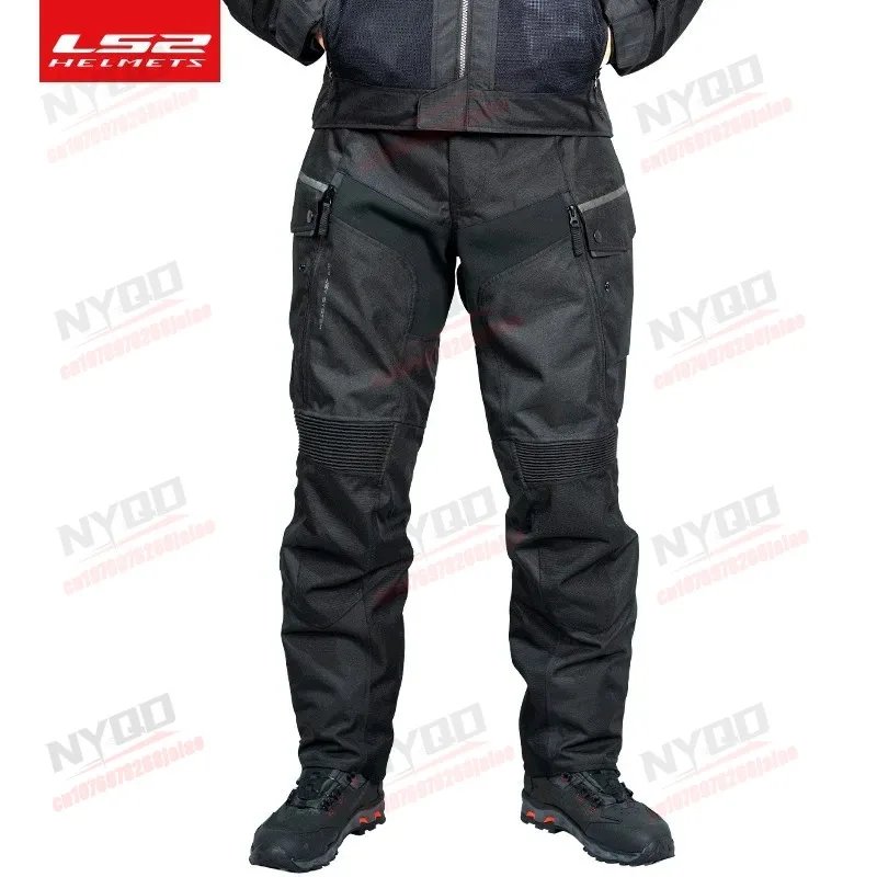 LS2 MP156 Motorcycle Riding Pants for Men and Women All Year Round CE Protection, Waterproof and Anti Fall Pants Lp156