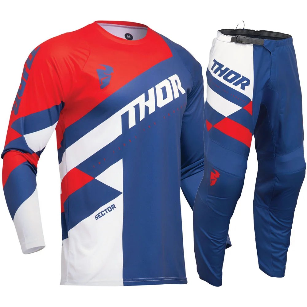 2026 Launchmode Futura Black / Red Gear Combo Motorcycle Sportswear Set Off-Road Motorcycle Combination