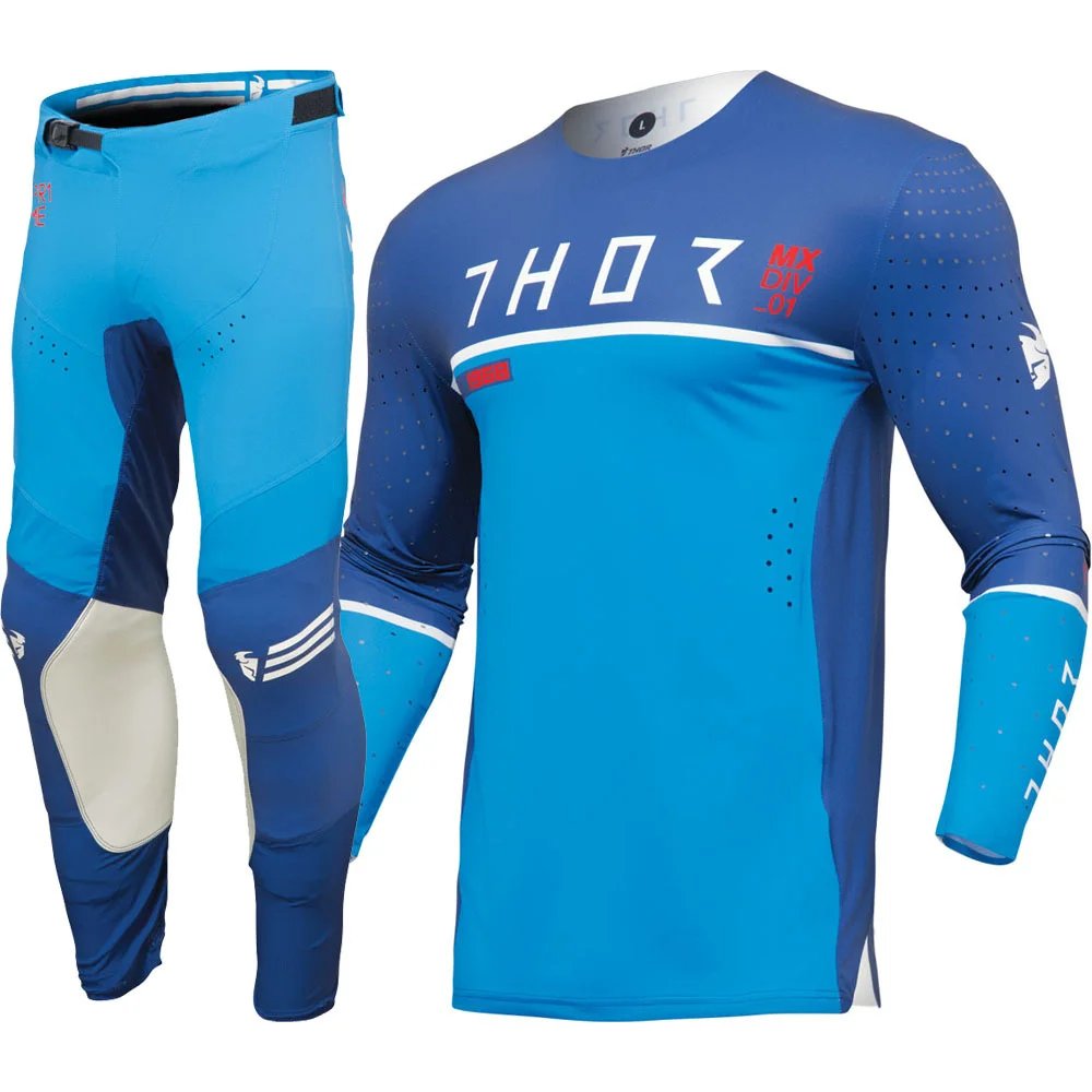2026 Launchmode Futura Black / Red Gear Combo Motorcycle Sportswear Set Off-Road Motorcycle Combination