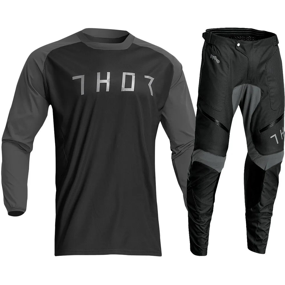 2026 Launchmode Futura Black / Red Gear Combo Motorcycle Sportswear Set Off-Road Motorcycle Combination