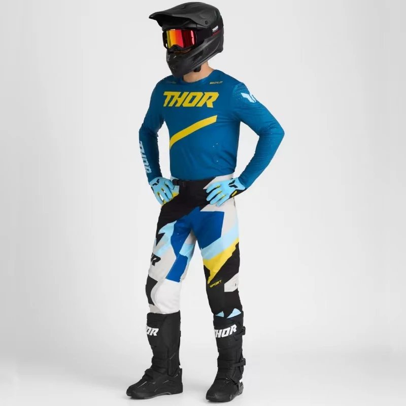 2026 Launchmode Futura Black / Red Gear Combo Motorcycle Sportswear Set Off-Road Motorcycle Combination
