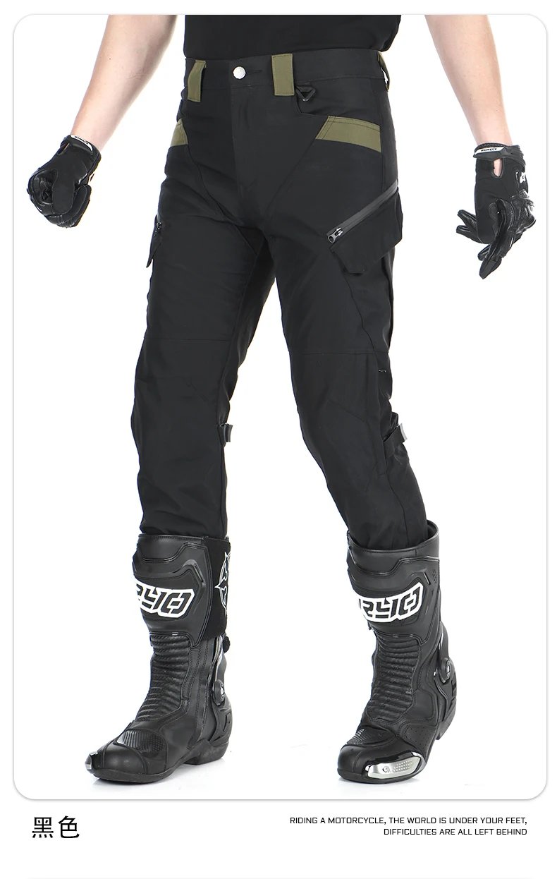 VOLERO 2025 Motorcycle Riding Pants Windproof Waterproof Breathable with Armor for Men Women
