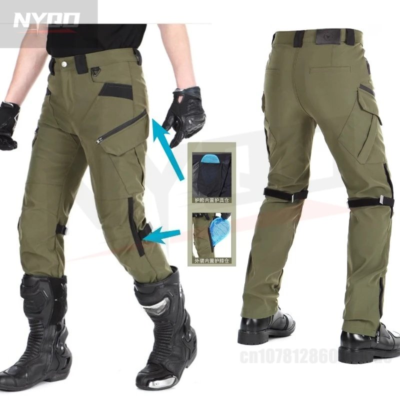 VOLERO 2025 Motorcycle Riding Pants Windproof Waterproof Breathable with Armor for Men Women