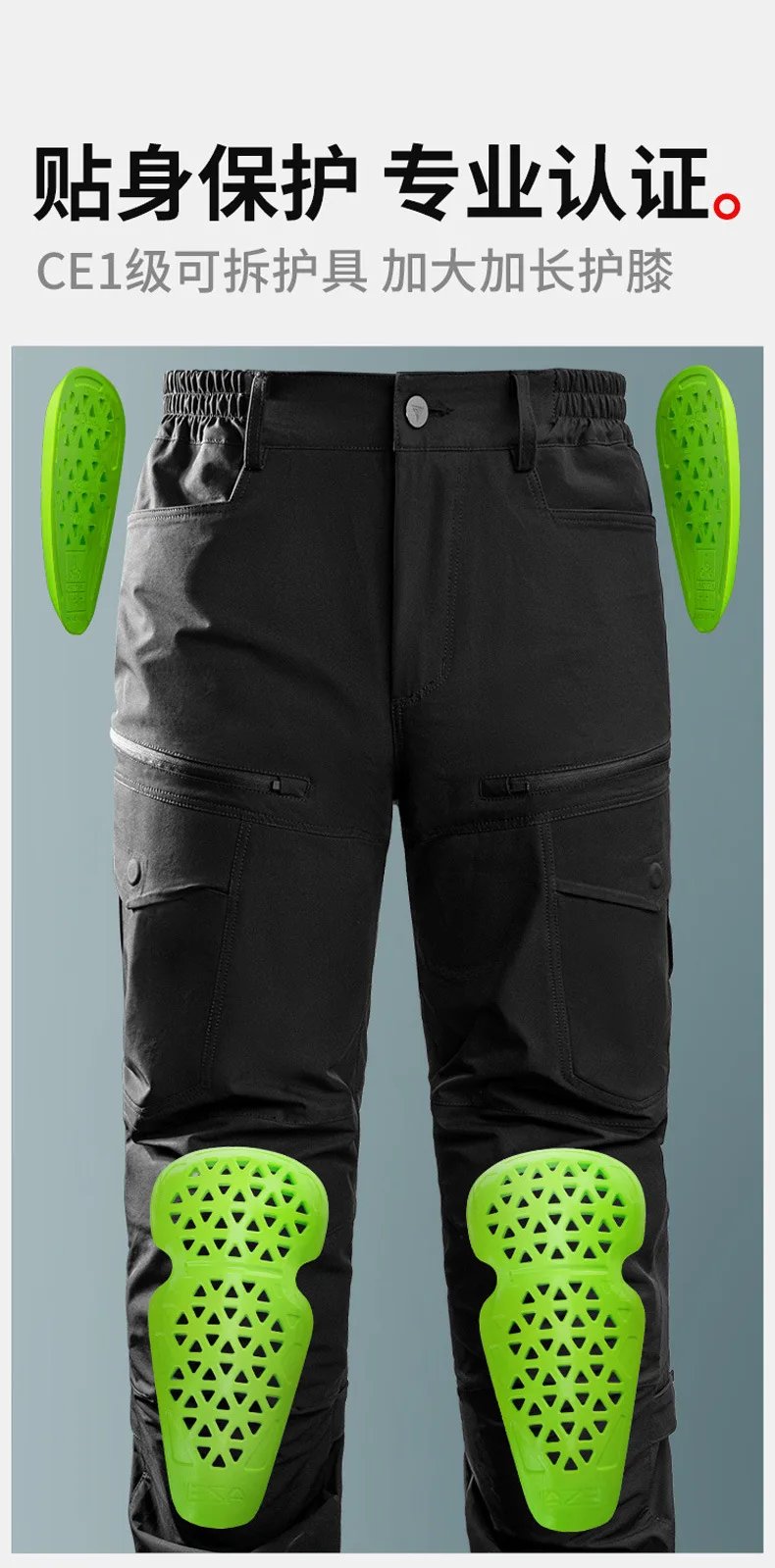 Motowolf CE Approval Motorcycle Pants Summer Breathable Moto Pants Elastic Riding Pants Motocross Trousers for Men Women