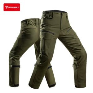 Motowolf CE Approval Motorcycle Pants Summer Breathable Moto Pants Elastic Riding Pants Motocross Trousers for Men Women