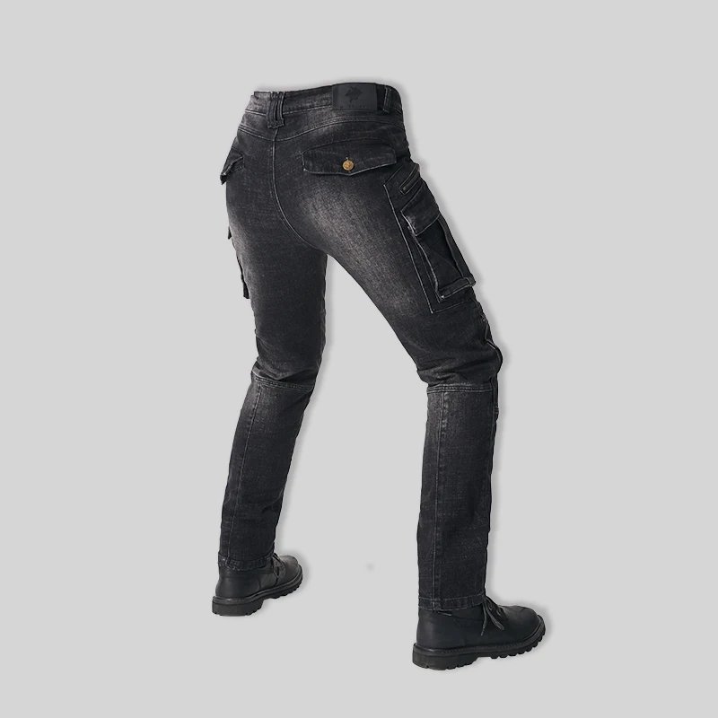 Moto Jeans Motorcycle Pants Protective Gear Trousers With Protect Gears Summer Anti Drop Riding Pants knee pad Multiple pockets