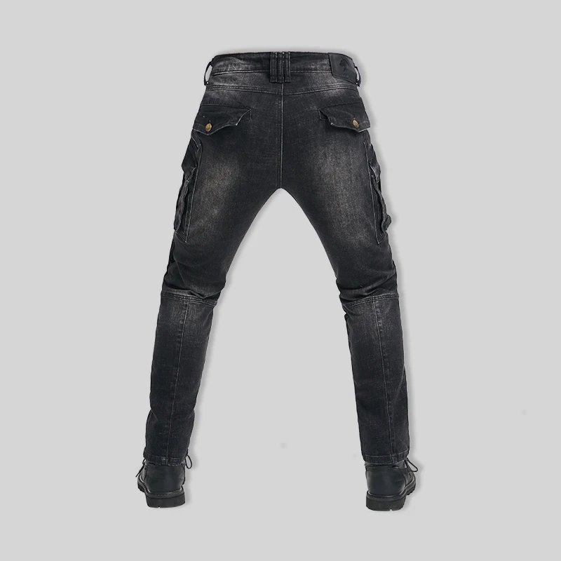 Moto Jeans Motorcycle Pants Protective Gear Trousers With Protect Gears Summer Anti Drop Riding Pants knee pad Multiple pockets