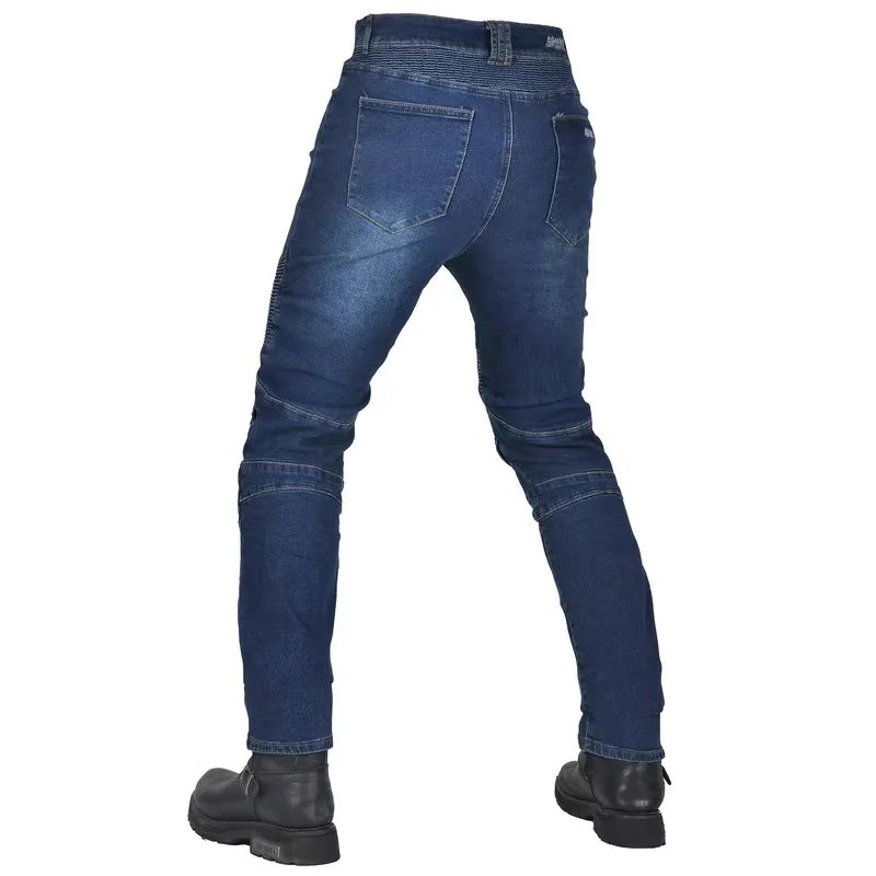 New Motorcycle Black Rider Racing Pants Men All Seasons Straight Elastic Denim Motorcycle Anti-fal Level 2 Gears Riding Jeans New Motorcycle Black Rider Racing Pants Men All Seasons Straight Elastic Denim Motorcycle Anti-fal Level 2 Gears Riding Jeans