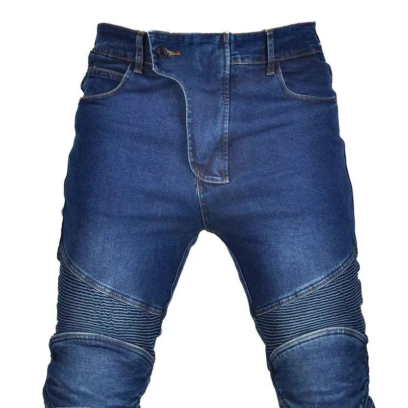New Motorcycle Black Rider Racing Pants Men All Seasons Straight Elastic Denim Motorcycle Anti-fal Level 2 Gears Riding Jeans New Motorcycle Black Rider Racing Pants Men All Seasons Straight Elastic Denim Motorcycle Anti-fal Level 2 Gears Riding Jeans