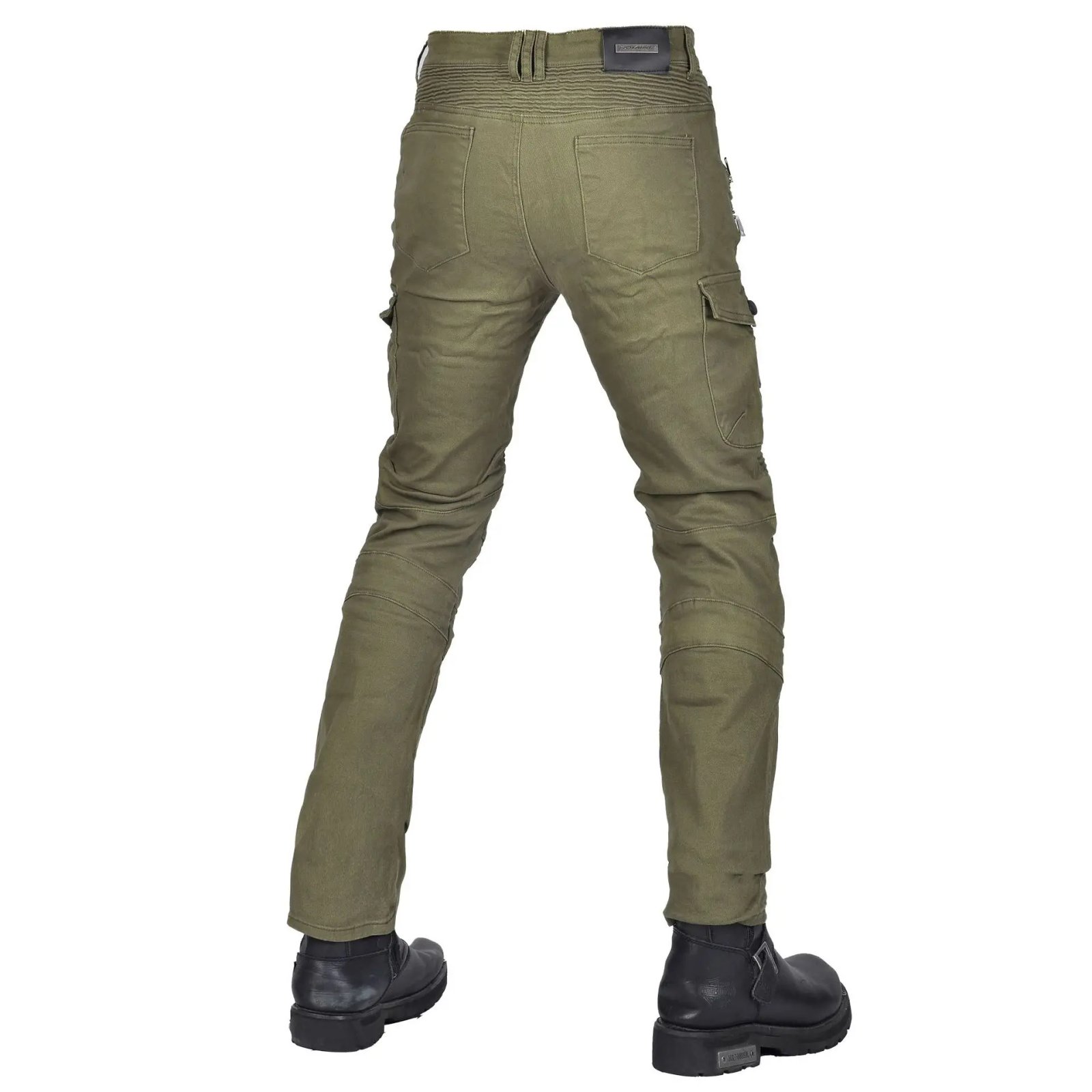 Four-Season Motorcycle Riding Pants Zipper Antifall Locomotive Motocross Racing Denim Jeans With CE Armoured Stretch Slim Fit