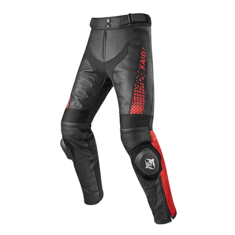Motorcycle Riding Protective Pants Men Pants CE Certified Microfiber Leather Anti-fall Waterproof Wear-resistant Racing Trousers