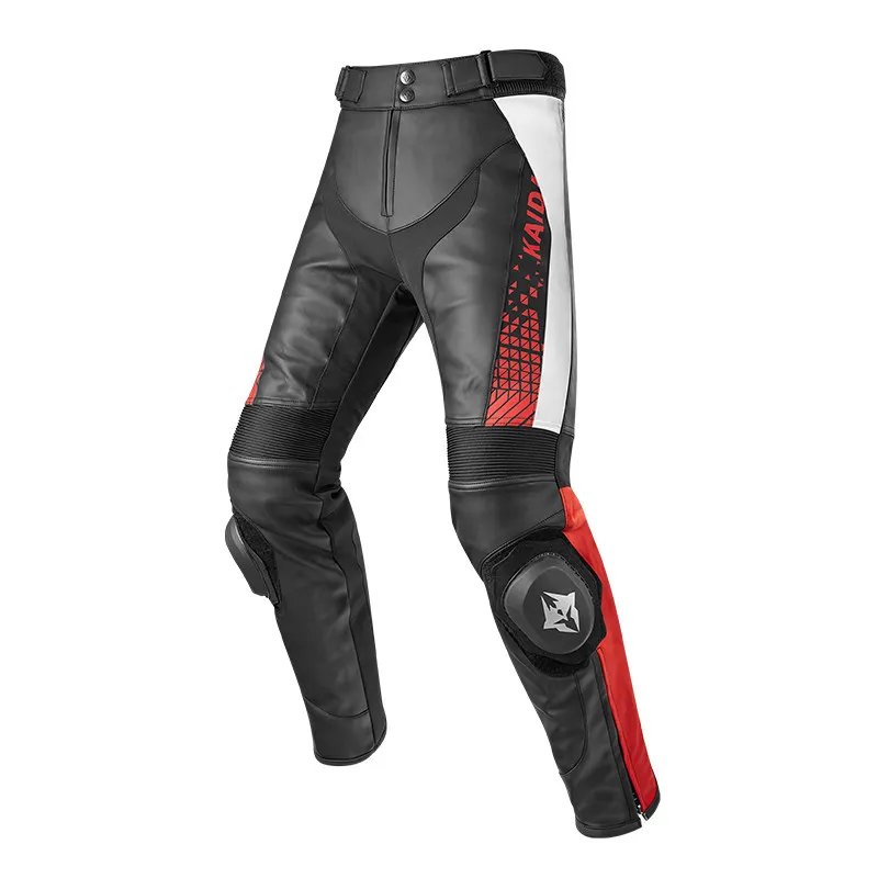Motorcycle Riding Protective Pants Men Pants CE Certified Microfiber Leather Anti-fall Waterproof Wear-resistant Racing Trousers