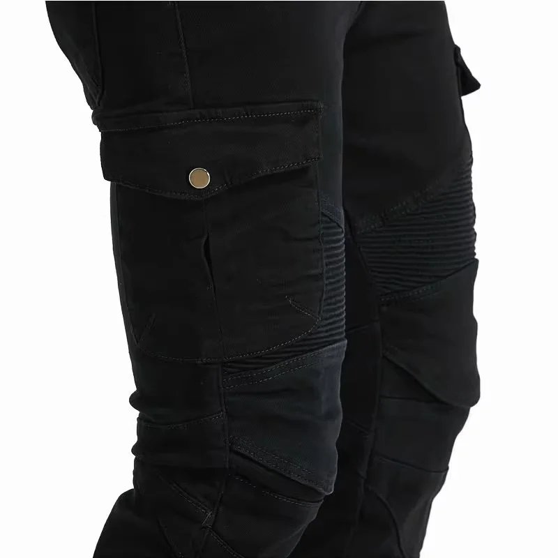 2024 New Motorcycle Black Men Fashion Pants Upgrade Extension Protector Detachable Racing Road Rider Four Seasons Casual Jeans 2024 New Motorcycle Black Men Fashion Pants Upgrade Extension Protector Detachable Racing Road Rider Four Seasons Casual Jeans