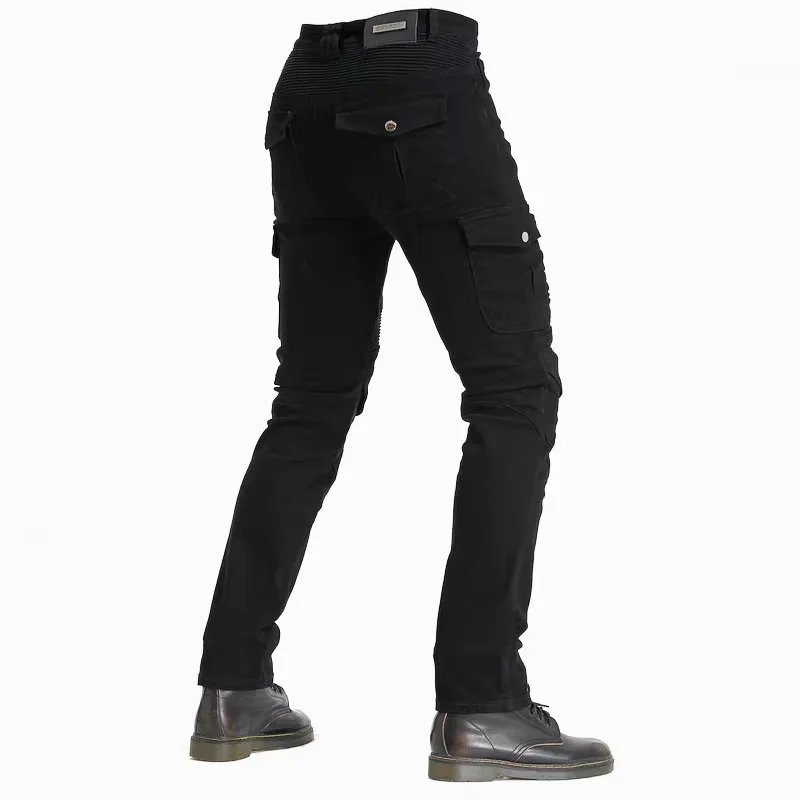 2024 New Motorcycle Black Men Fashion Pants Upgrade Extension Protector Detachable Racing Road Rider Four Seasons Casual Jeans 2024 New Motorcycle Black Men Fashion Pants Upgrade Extension Protector Detachable Racing Road Rider Four Seasons Casual Jeans