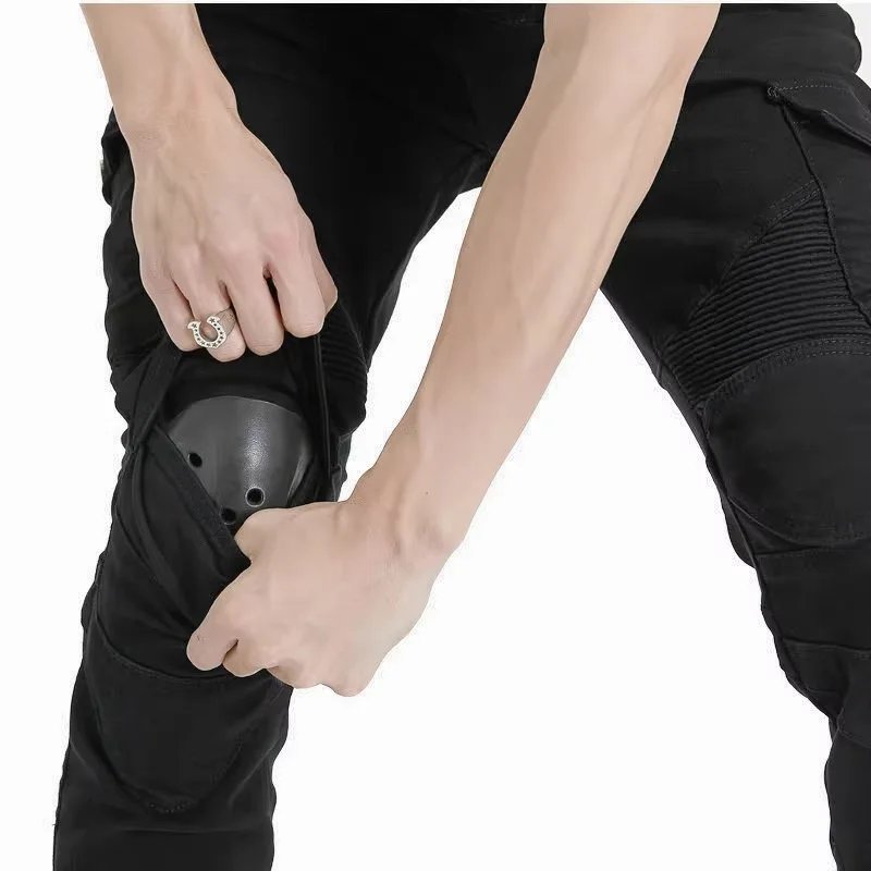 2024 New Motorcycle Black Men Fashion Pants Upgrade Extension Protector Detachable Racing Road Rider Four Seasons Casual Jeans 2024 New Motorcycle Black Men Fashion Pants Upgrade Extension Protector Detachable Racing Road Rider Four Seasons Casual Jeans