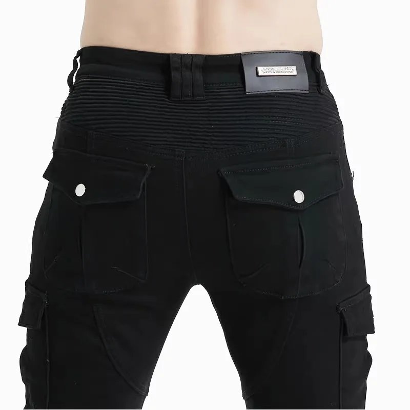 2024 New Motorcycle Black Men Fashion Pants Upgrade Extension Protector Detachable Racing Road Rider Four Seasons Casual Jeans 2024 New Motorcycle Black Men Fashion Pants Upgrade Extension Protector Detachable Racing Road Rider Four Seasons Casual Jeans