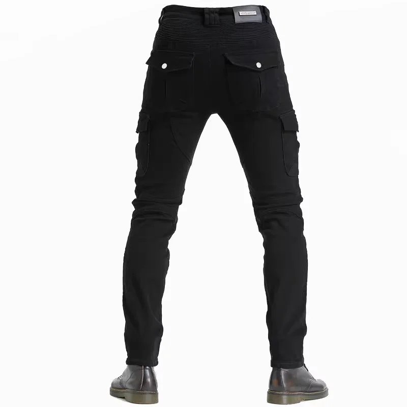 2024 New Motorcycle Black Men Fashion Pants Upgrade Extension Protector Detachable Racing Road Rider Four Seasons Casual Jeans 2024 New Motorcycle Black Men Fashion Pants Upgrade Extension Protector Detachable Racing Road Rider Four Seasons Casual Jeans