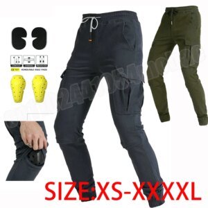 Motorcycle Pants Tear Resistant Moto Protection Camouflage Motocross Pants with CE Protective Gear Men Overalls Cargo Pants Men