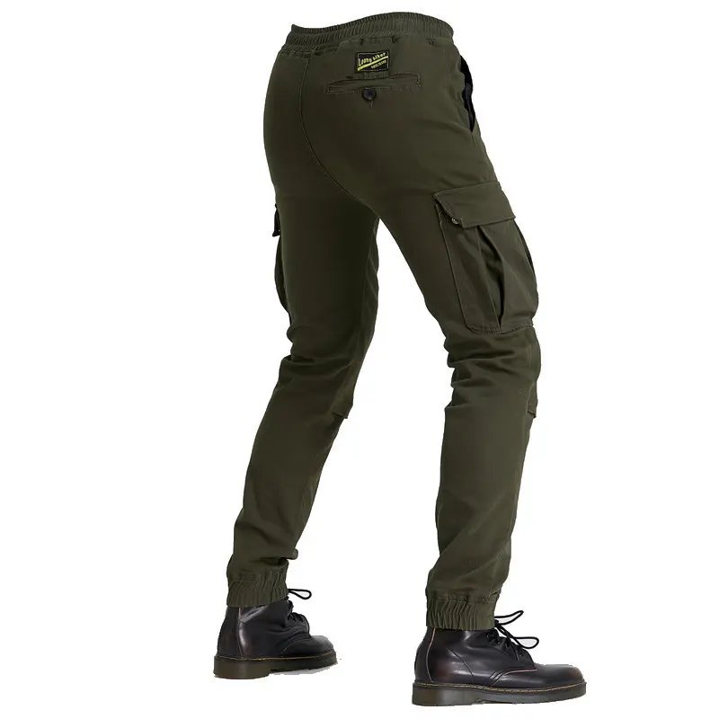 Motorcycle Pants Tear Resistant Moto Protection Camouflage Motocross Pants with CE Protective Gear Men Overalls Cargo Pants Men