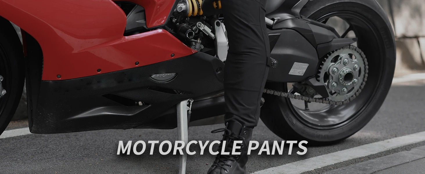 WOSAWE Men Motorcycle Pants Summer Motocross Pants Breathable Bicycle Bike Water-repellent Trousers Multi Purpose Pockets WOSAWE Men Motorcycle Pants Summer Motocross Pants Breathable Bicycle Bike Water-repellent Trousers Multi Purpose Pockets