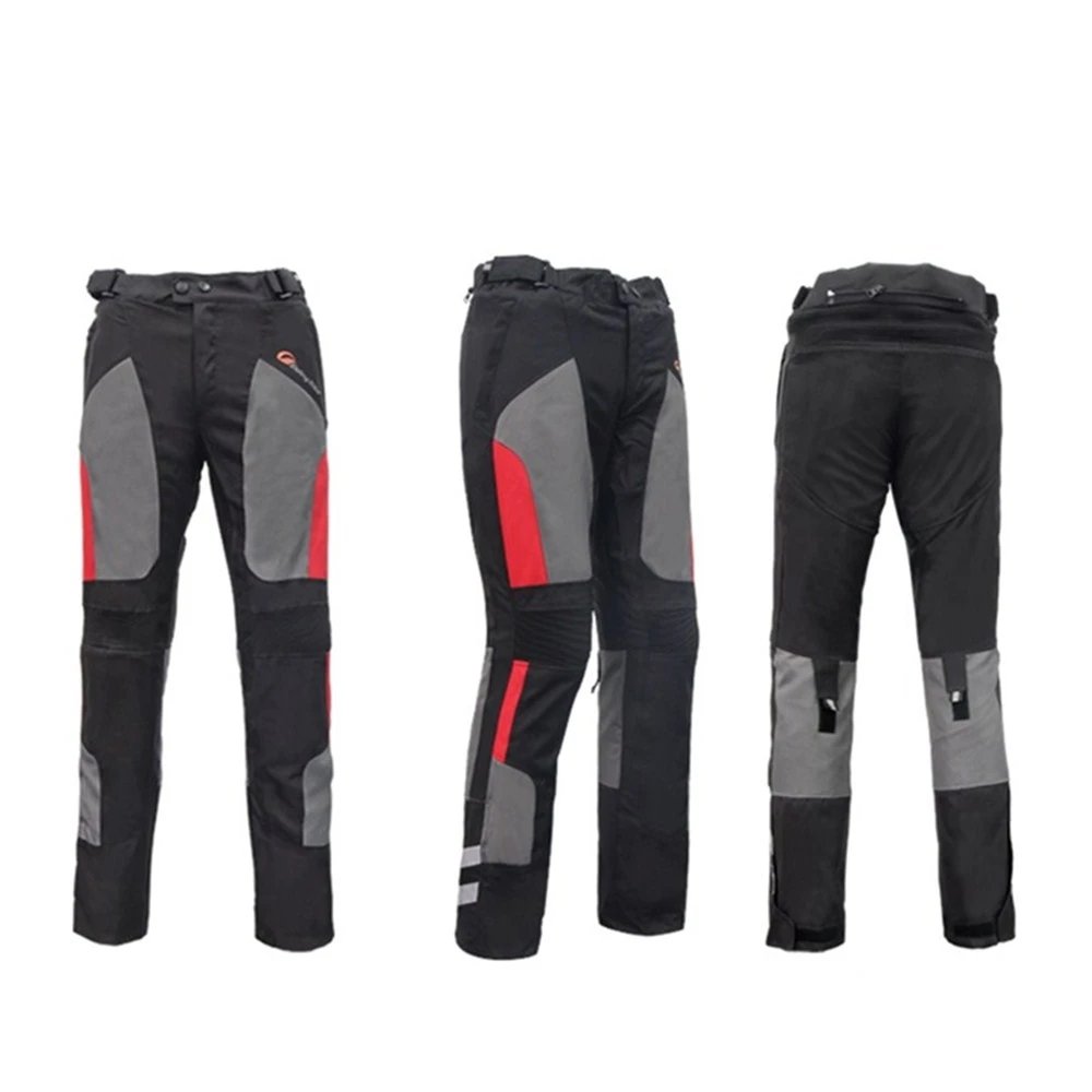 Motorcycle Pants Summer Breathable Winter Warm Motorbike Riding Protective Waterproof Trousers with Free Liner and Kneepads HP12