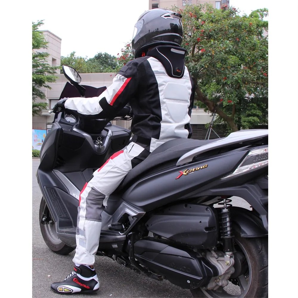 Motorcycle Pants Summer Breathable Winter Warm Motorbike Riding Protective Waterproof Trousers with Free Liner and Kneepads HP12