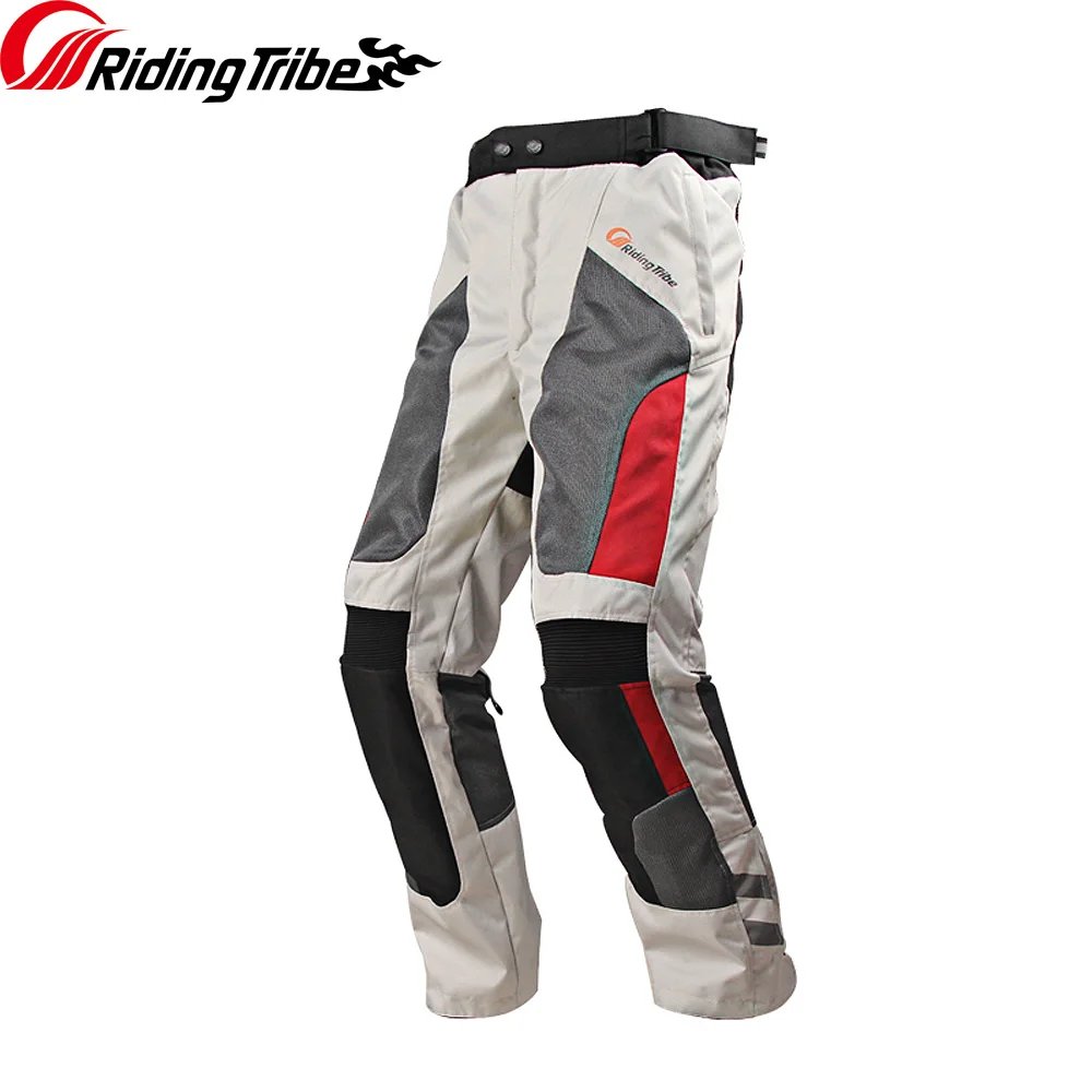 Motorcycle Pants Summer Breathable Winter Warm Motorbike Riding Protective Waterproof Trousers with Free Liner and Kneepads HP12