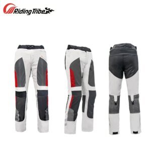 Motorcycle Pants Summer Breathable Winter Warm Motorbike Riding Protective Waterproof Trousers with Free Liner and Kneepads HP12
