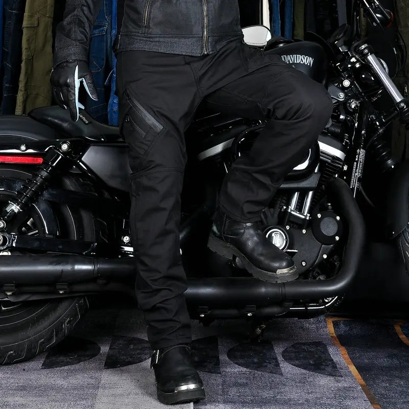 Waterproof Motorcycle Riding Pants All-Season Reflective Strip Adjustable Waistband Knee & Hip Pad for Outdoor Riding pants Waterproof Motorcycle Riding Pants All-Season Reflective Strip Adjustable Waistband Knee & Hip Pad for Outdoor Riding pants