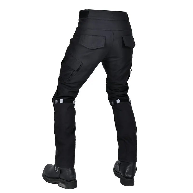 Waterproof Motorcycle Riding Pants All-Season Reflective Strip Adjustable Waistband Knee & Hip Pad for Outdoor Riding pants