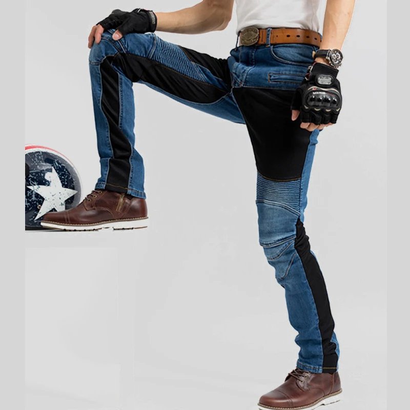New style spring and summer breathable motorcycle riding pants rider anti-fall motorcycle jeans men and women protective gear