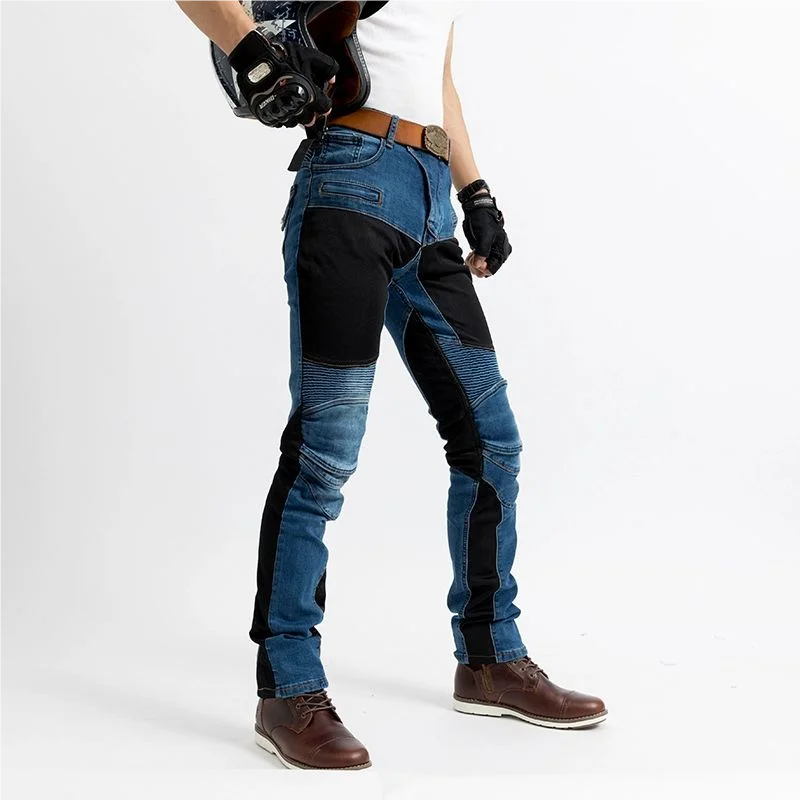 New style spring and summer breathable motorcycle riding pants rider anti-fall motorcycle jeans men and women protective gear