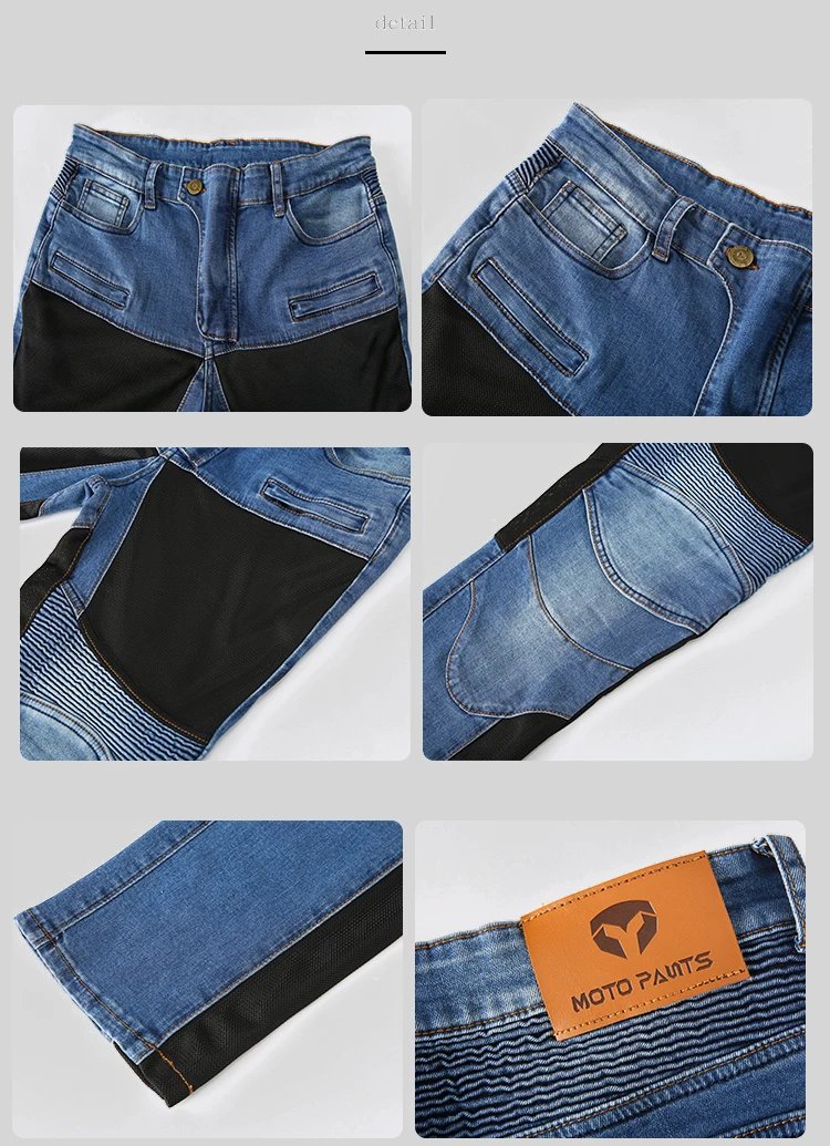 New style spring and summer breathable motorcycle riding pants rider anti-fall motorcycle jeans men and women protective gear New style spring and summer breathable motorcycle riding pants rider anti-fall motorcycle jeans men and women protective gear
