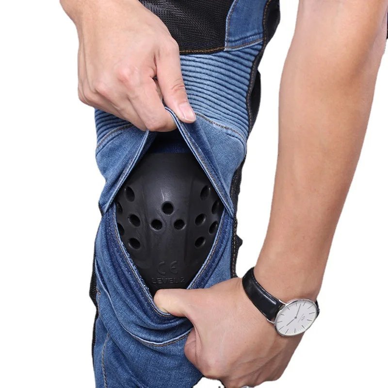 GK-719 Summer Motorcycle Jeans Rider Motorcycle Travel Motorcycle Riding Pants Slim and Breathable