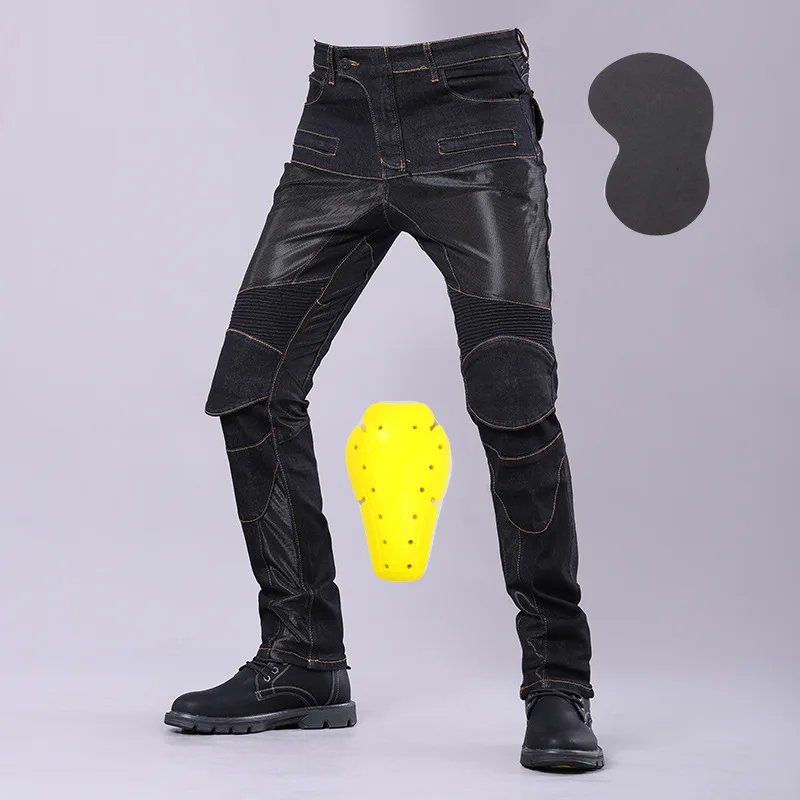 GK-719 Summer Motorcycle Jeans Rider Motorcycle Travel Motorcycle Riding Pants Slim and Breathable