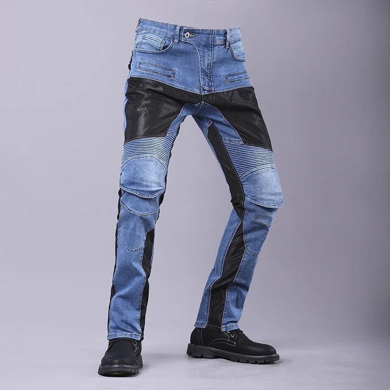 GK-719 Summer Motorcycle Jeans Rider Motorcycle Travel Motorcycle Riding Pants Slim and Breathable