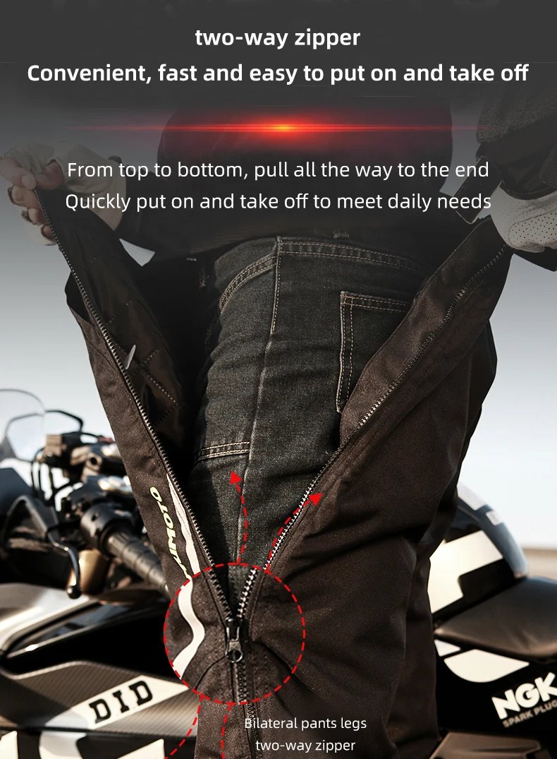 AMU Motorcycle Quick-Release Pants Winter Warm Motorbike Pants Men Women Windproof Anti-fall Motocross Quick Take Off Trousers AMU Motorcycle Quick-Release Pants Winter Warm Motorbike Pants Men Women Windproof Anti-fall Motocross Quick Take Off Trousers