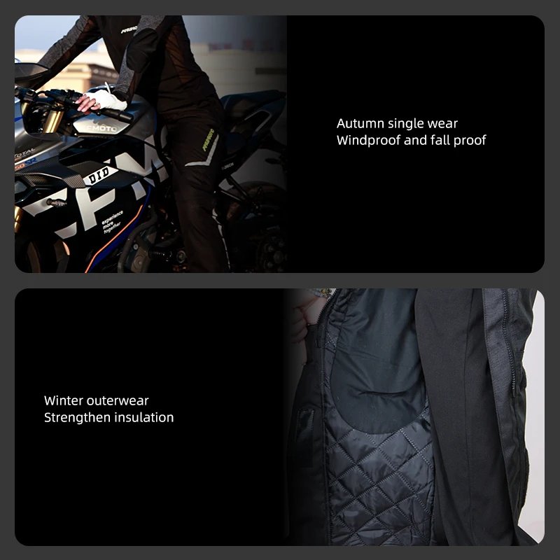 AMU Motorcycle Quick-Release Pants Winter Warm Motorbike Pants Men Women Windproof Anti-fall Motocross Quick Take Off Trousers AMU Motorcycle Quick-Release Pants Winter Warm Motorbike Pants Men Women Windproof Anti-fall Motocross Quick Take Off Trousers