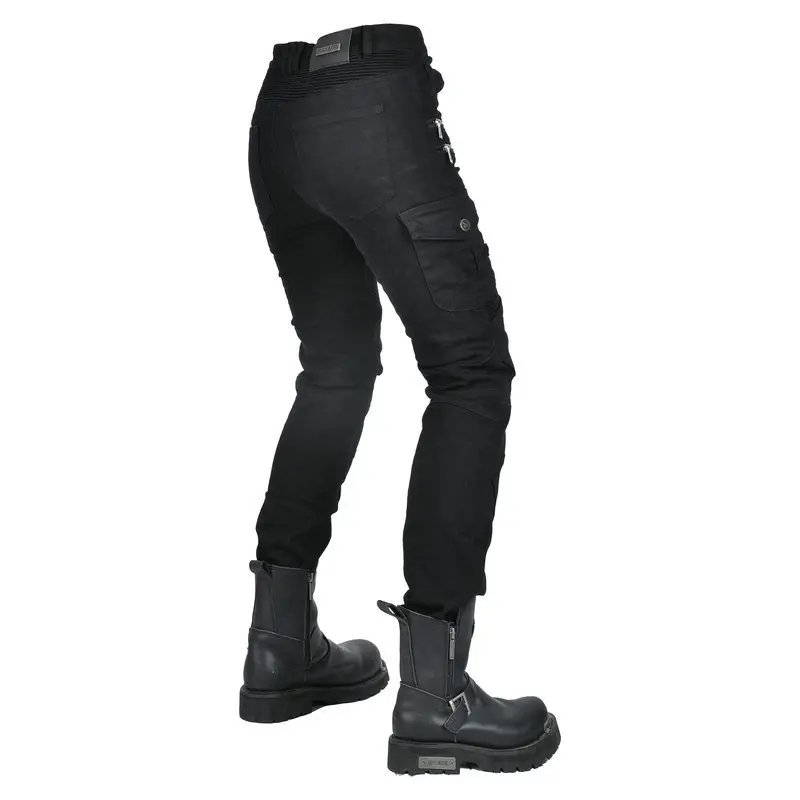 New Double Zipper Metal Style Motocross Moto Trousers Men For Woman Outdoor Riding Jeans With Protective Gear Motorcycle Pants New Double Zipper Metal Style Motocross Moto Trousers Men For Woman Outdoor Riding Jeans With Protective Gear Motorcycle Pants