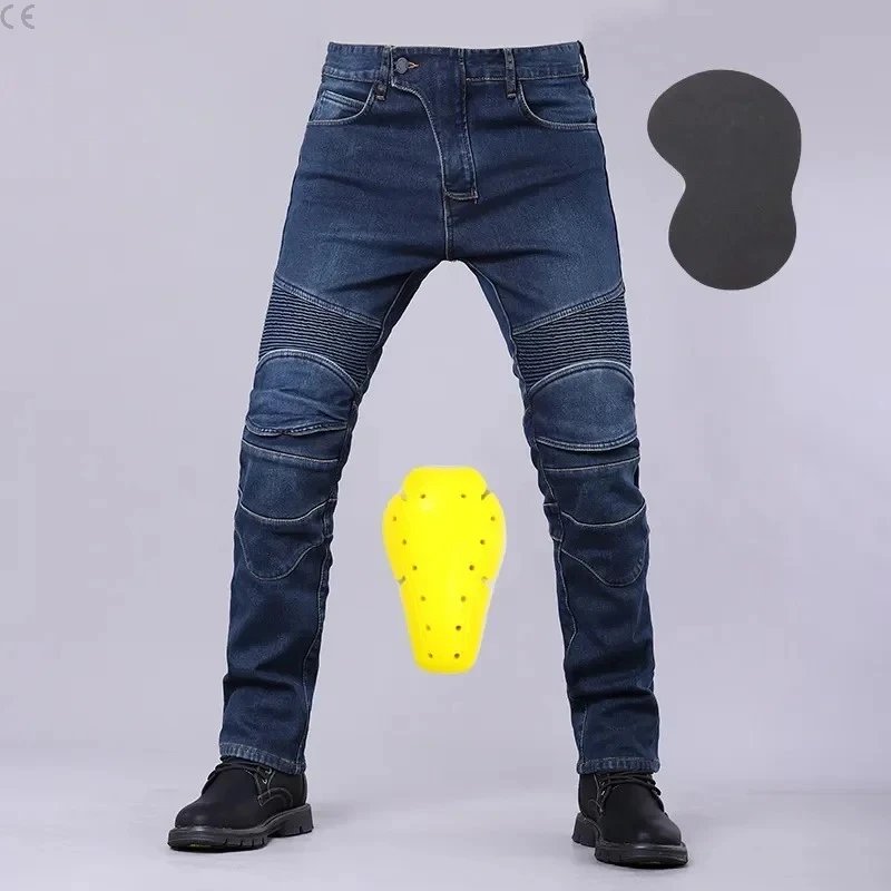 New Motorcycle Pants, Riding Jeans, Anti-fall, Classic Motorcycle Rider Pants, Racing Pants for All Seasons New Motorcycle Pants, Riding Jeans, Anti-fall, Classic Motorcycle Rider Pants, Racing Pants for All Seasons