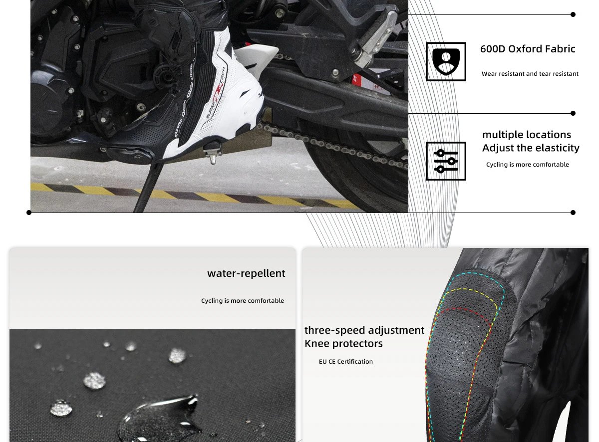 LS2 Original Motorcycle Pants Winter Warm Waterproof Quick Take Off Pants Off-Road Men CE Anti-fall Rider Quick-Release Trousers LS2 Original Motorcycle Pants Winter Warm Waterproof Quick Take Off Pants Off-Road Men CE Anti-fall Rider Quick-Release Trousers