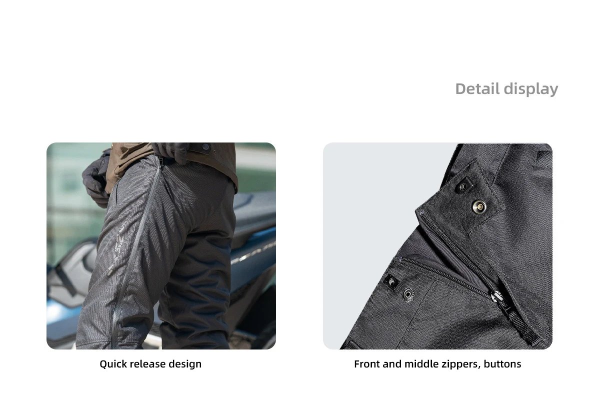 LS2 Original Motorcycle Pants Winter Warm Waterproof Quick Take Off Pants Off-Road Men CE Anti-fall Rider Quick-Release Trousers LS2 Original Motorcycle Pants Winter Warm Waterproof Quick Take Off Pants Off-Road Men CE Anti-fall Rider Quick-Release Trousers