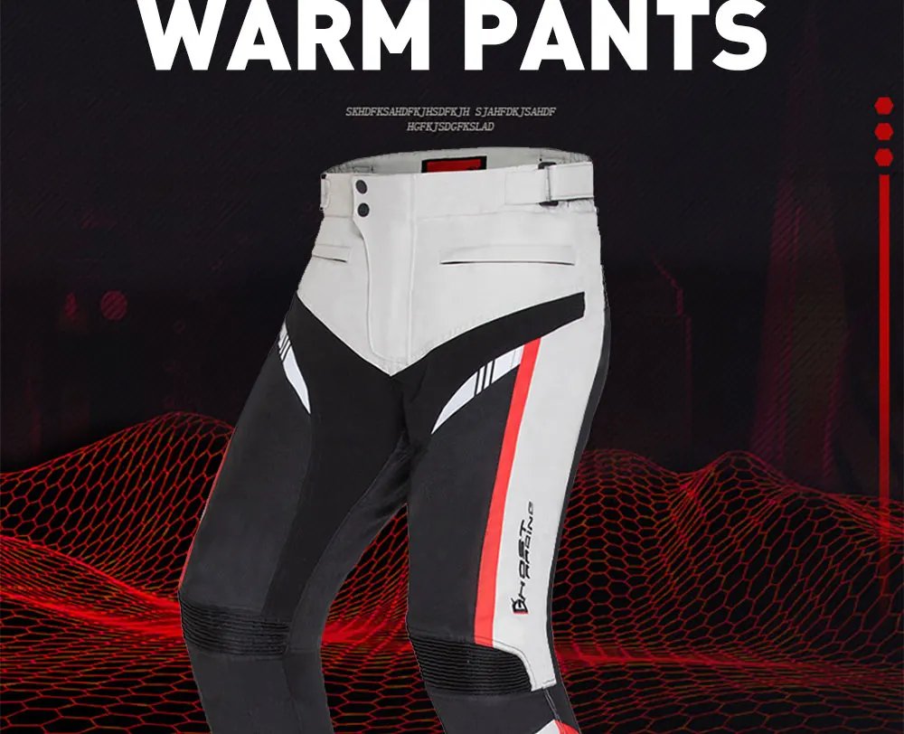 Waterproof Motorcycle Pants Reflective Wear-Resistant Motorcycle Riding Jacket Pants Anti-Fall Motorcycle Protection Equipment Waterproof Motorcycle Pants Reflective Wear-Resistant Motorcycle Riding Jacket Pants Anti-Fall Motorcycle Protection Equipment