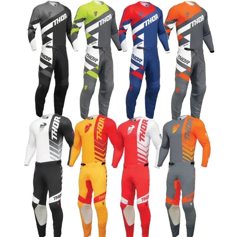 THOR Combo Dirt Bike Suit Off Road Motorcycle Suit MX Off Road Kit Top Shift Moto Jersey Set Moto Gear Set Enduro Suit